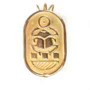 18K Gold royal scarab Jewelry pendant