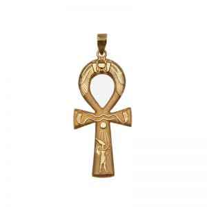 Akhenaton Ankh (Key of Life) 18K Gold Pendant