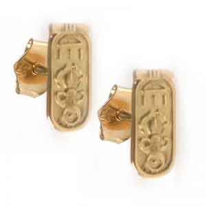 Egyptian Jewelry Cartouche Earring
