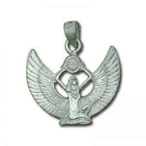 Egyptian Winged Isis Sterling silver