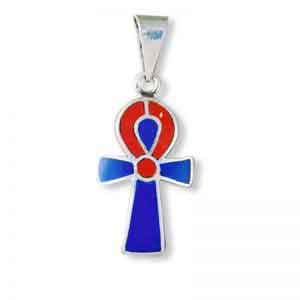 Key of Life (Ankh) double sided Sterling silver