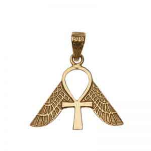 Key of Life (Ankh) with Two Winged