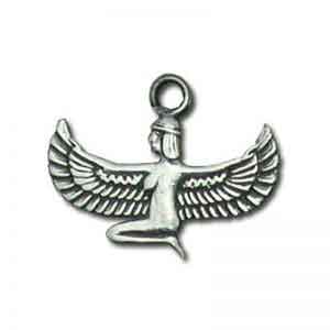 Winged Isis Sterling silver Pendant