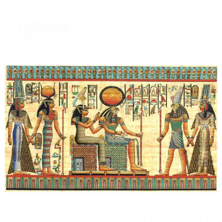 Cleopatra papyrus painting - Egypt7000