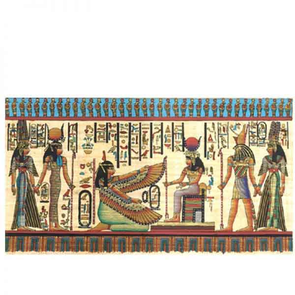 Isis, Ma’at, Horus and Hathor