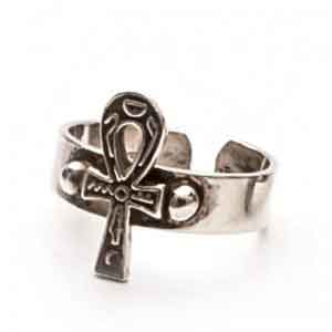 Key of Life (Ankh) Egyptian silver ring