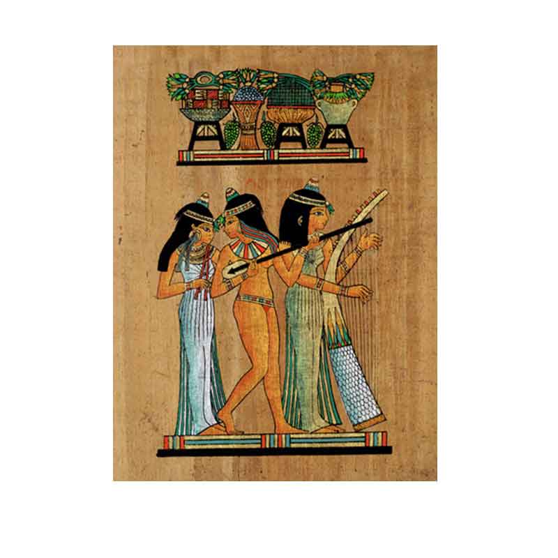 Ancient Egyptian handcrafted copper plate - Egypt7000