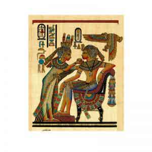 Tutankhamun and his beautiful wife Ankhesenamun