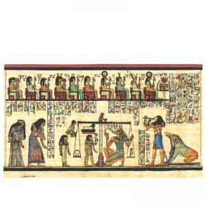 Weighing of the Heart Ceremony Papyrus