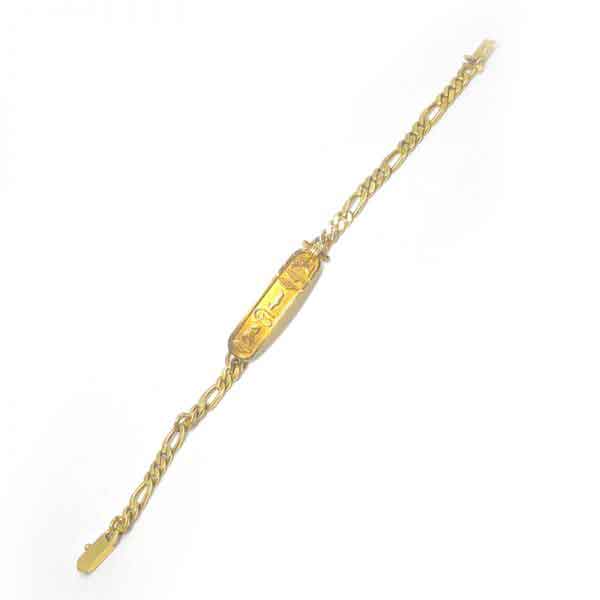 18K gold Egyptian Cartouche bracelet