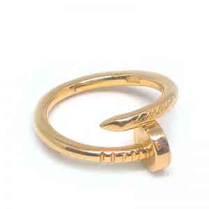 Twisted Nail ring 18K gold