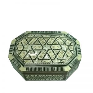 Mother Of Pearl Octagon Jewelry Box