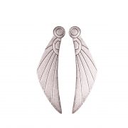 Horus wing earrings ( Platinum plated finish)